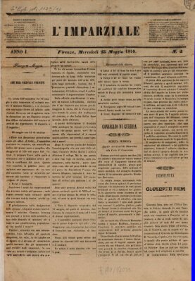 L' imparziale (Il popolano) Mittwoch 23. Mai 1849