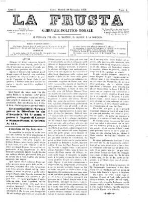 La frusta Dienstag 29. November 1870