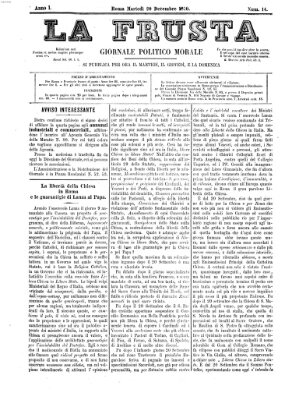 La frusta Dienstag 20. Dezember 1870