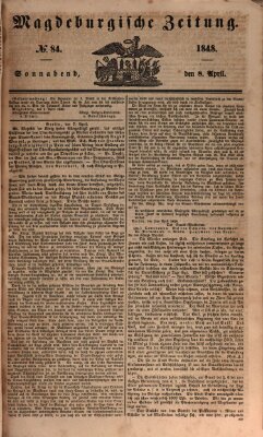 Magdeburgische Zeitung Samstag 8. April 1848