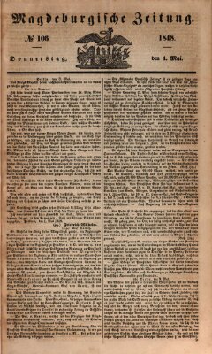 Magdeburgische Zeitung Donnerstag 4. Mai 1848