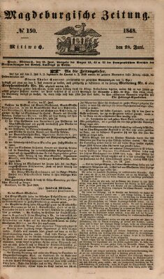 Magdeburgische Zeitung Mittwoch 28. Juni 1848