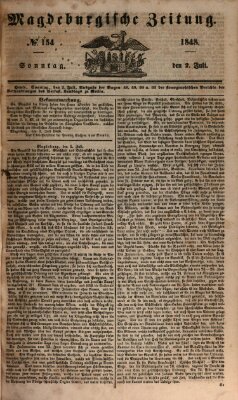 Magdeburgische Zeitung Sonntag 2. Juli 1848