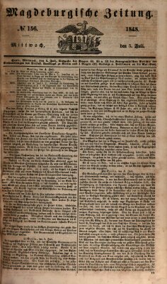 Magdeburgische Zeitung Mittwoch 5. Juli 1848