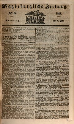 Magdeburgische Zeitung Sonntag 9. Juli 1848