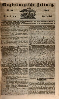 Magdeburgische Zeitung Dienstag 11. Juli 1848