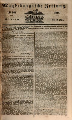 Magdeburgische Zeitung Mittwoch 12. Juli 1848