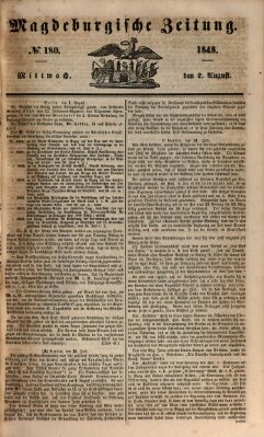 Magdeburgische Zeitung Mittwoch 2. August 1848