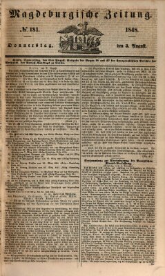 Magdeburgische Zeitung Donnerstag 3. August 1848