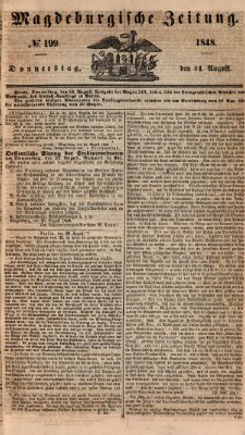 Magdeburgische Zeitung Donnerstag 24. August 1848