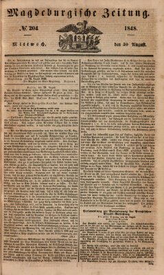 Magdeburgische Zeitung Mittwoch 30. August 1848