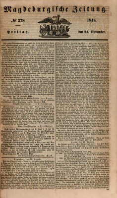 Magdeburgische Zeitung Freitag 24. November 1848