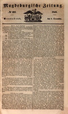 Magdeburgische Zeitung Samstag 9. Dezember 1848