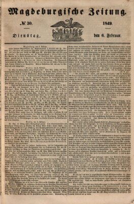 Magdeburgische Zeitung Dienstag 6. Februar 1849