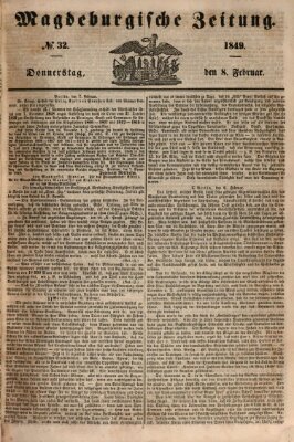 Magdeburgische Zeitung Donnerstag 8. Februar 1849