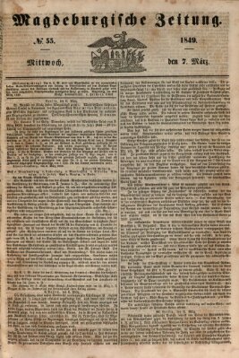 Magdeburgische Zeitung Mittwoch 7. März 1849