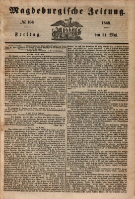 Magdeburgische Zeitung Freitag 11. Mai 1849