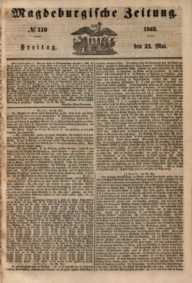 Magdeburgische Zeitung Freitag 25. Mai 1849