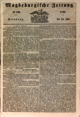 Magdeburgische Zeitung Dienstag 24. Juli 1849