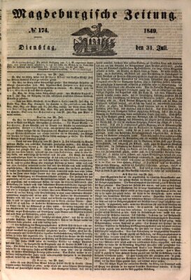 Magdeburgische Zeitung Dienstag 31. Juli 1849