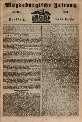 Magdeburgische Zeitung Freitag 14. Dezember 1849