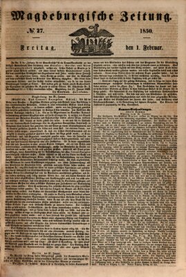 Magdeburgische Zeitung Freitag 1. Februar 1850