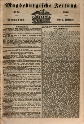 Magdeburgische Zeitung Samstag 9. Februar 1850