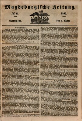 Magdeburgische Zeitung Mittwoch 6. März 1850