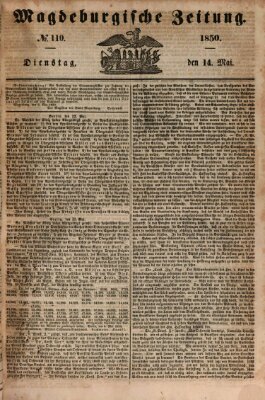 Magdeburgische Zeitung Dienstag 14. Mai 1850