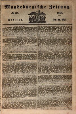 Magdeburgische Zeitung Freitag 24. Mai 1850