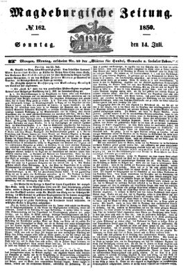 Magdeburgische Zeitung Sonntag 14. Juli 1850