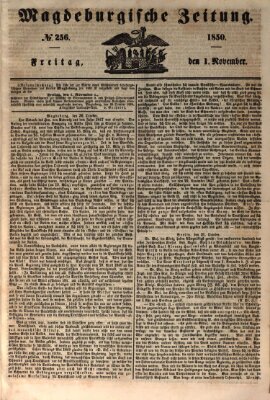 Magdeburgische Zeitung Freitag 1. November 1850