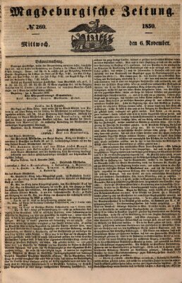 Magdeburgische Zeitung Mittwoch 6. November 1850