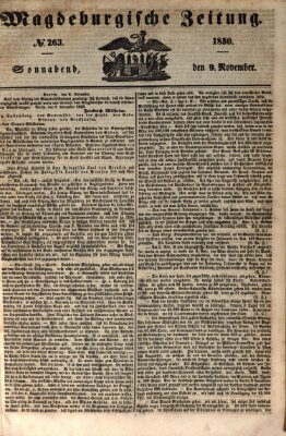 Magdeburgische Zeitung Samstag 9. November 1850