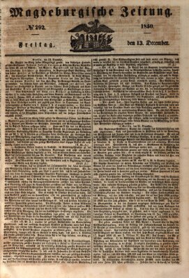 Magdeburgische Zeitung Freitag 13. Dezember 1850