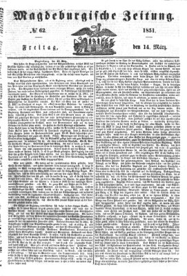 Magdeburgische Zeitung Freitag 14. März 1851