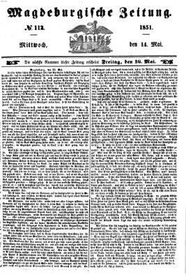 Magdeburgische Zeitung Mittwoch 14. Mai 1851