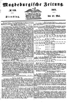 Magdeburgische Zeitung Dienstag 27. Mai 1851