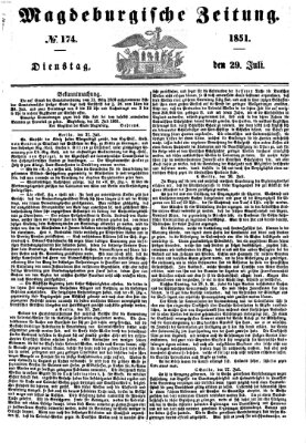 Magdeburgische Zeitung Dienstag 29. Juli 1851