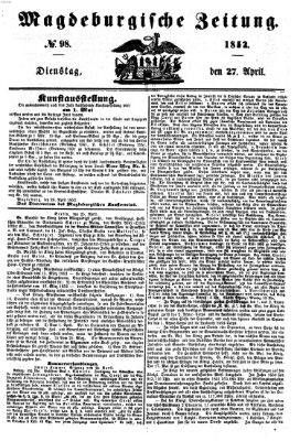 Magdeburgische Zeitung Dienstag 27. April 1852