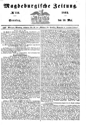 Magdeburgische Zeitung Sonntag 16. Mai 1852