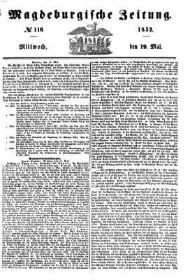 Magdeburgische Zeitung Mittwoch 19. Mai 1852