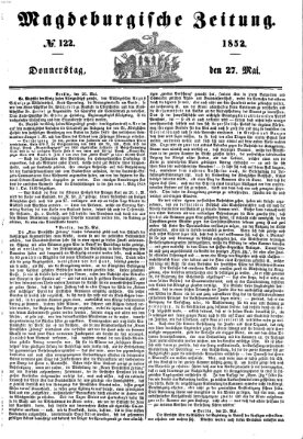 Magdeburgische Zeitung Donnerstag 27. Mai 1852