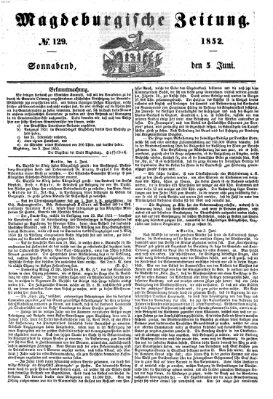 Magdeburgische Zeitung Samstag 5. Juni 1852