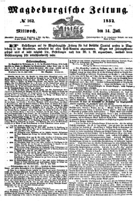 Magdeburgische Zeitung Mittwoch 14. Juli 1852