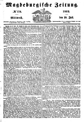 Magdeburgische Zeitung Mittwoch 28. Juli 1852