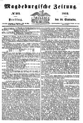 Magdeburgische Zeitung Freitag 10. September 1852