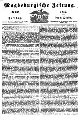 Magdeburgische Zeitung Freitag 8. Oktober 1852