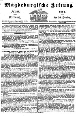 Magdeburgische Zeitung Mittwoch 20. Oktober 1852