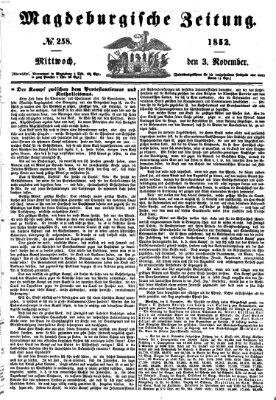 Magdeburgische Zeitung Mittwoch 3. November 1852